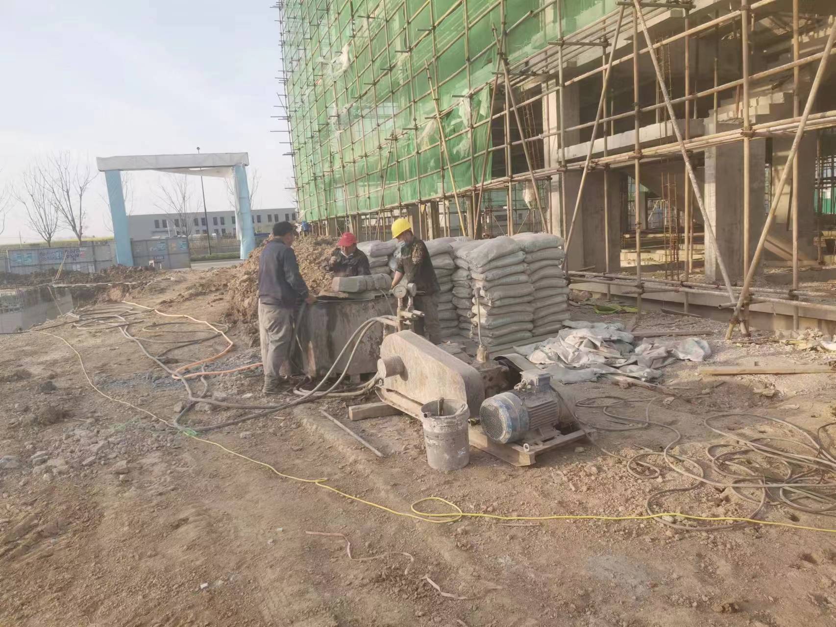 神农架别墅下沉注浆